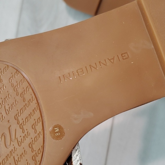 NEW Gianni Bini Womens Saffari Leather Gladiator Sandals Flats shoes sz 8M - Picture 10 of 11